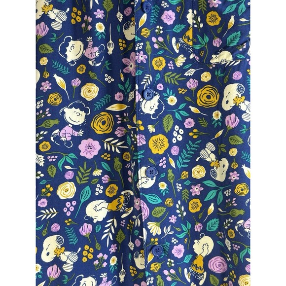 Vintage Peanuts Button Down Mens Shirt Size Medium - Picture 2 of 6